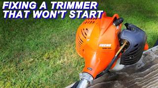 Fixing A Trimmer That Wont Start [upl. by Dihahs]