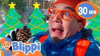 Blippis Christmas Music Video  Blippi Wonders Educational Videos for Kids [upl. by Ginnie289]