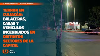 Terror en Culiacán Balaceras casas y vehículos incendiados 🚘🔥en distintos sectores de la capital [upl. by Colan]