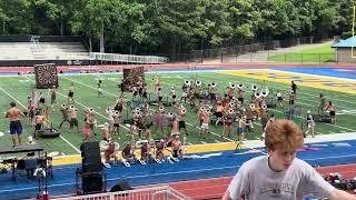 Blue Devils 2024  Rehearsal Run  DCI Southeastern Championship [upl. by Aicatsana348]