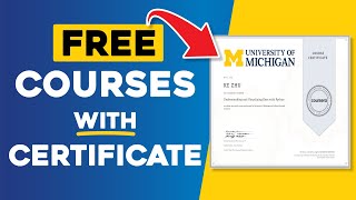 FREE Online Courses with FREE Certificates [upl. by Hguh]