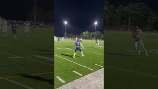 Loyola Academy football Ryan Fitzgerald 13yard TD run vs IC Catholic shorts football [upl. by Bekki]