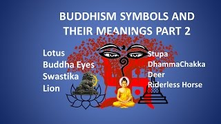 Buddhism Symbols and their MeaningsBuddhism [upl. by Cranford]