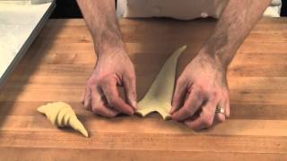 Dividing and Shaping Croissants [upl. by Gnihc]