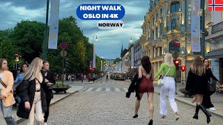 Oslo Norway 🇳🇴 June  2022  4KHDR Walking Tour [upl. by Franzoni]