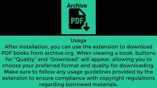 download extension internet archive downloder for chrome [upl. by Washko]