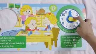 My First Clock Book By Fisher Price [upl. by Enelaj]