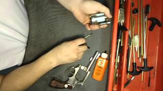 Taurus model 84 or Smith and Wesson model 10 cylinder removal and disassembly [upl. by Notsob]