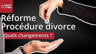 Réforme de la procédure des divorces contentieux  quels changements au 1er janvier 2021 [upl. by Elletnuahs]