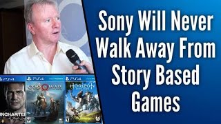 PlayStation CEO Sees Exclusives as a Strength  Sony Will Never Walk Away From StoryBased Games [upl. by Enimzzaj162]