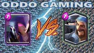 PEKKA  WITCH VS MEGA KNIGHT  WIZARD  CLASH ROYALE BATTLE 1 [upl. by Tavia]