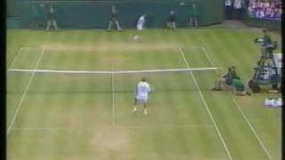 1989 Wimbledon SF McEnroe vs Edberg [upl. by Ahsal819]