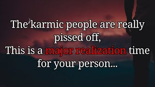 Twin Flame Karmic Reading Today 🧿 This is a major realization time for your person ⏰ DM to DF 👫 [upl. by Leahplar]