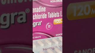 Allegra Tablet Fexofenadine 120 mg Use allegra medicine pharmacist [upl. by Ohcamac]