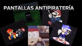 TOP 5 pantallas antipiratería NINTENDO 🍷 [upl. by Bonnibelle]