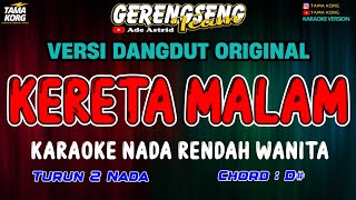 KERETA MALAM KARAOKE Ade Astrid  KARAOKE DANGDUT [upl. by Remde854]