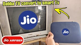 connect jio set top box to old dabba tv  Dabba tv me jio set top box ko connect kaise kare [upl. by Selhorst220]