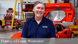 Ferrari F40 Part 2  Unveiling the Secrets Ferrari Expert Tony Willis  Tyrrells Classic Workshop [upl. by Reiners]