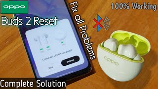 Oppo Enco Buds 2 Not Working  Reset Oppo Enco Buds 2 One side not working pairing problem solved [upl. by Ahsinrats]