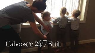 Simple and fast diaper checks with the Caboosee 247 suit [upl. by Stout]