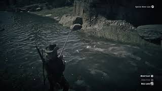 RDR2 Online  Good Smallmouth Bass location easy and fast [upl. by Tarfe]