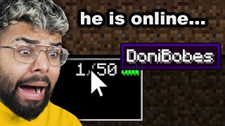 I Found Doni Bobes Secret Minecraft World [upl. by Breskin]