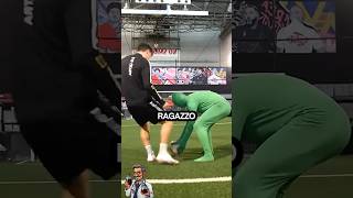 QUESTO RAGAZZO SIMULA I GOAL CON UN GREENSCREEN shorts [upl. by Ledua]