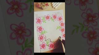 Diary Decoration Ideas🌺🌿 shorts ytshorts trending [upl. by Boone]