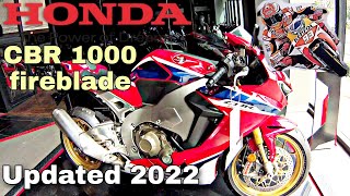 HONDA CBR 1000 Fireblade price and Specs Updated 2022 [upl. by Nosraep]