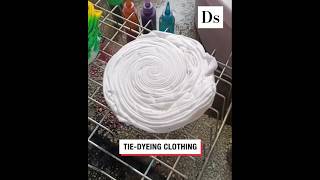 Tie dyeing clothes [upl. by Ardene]