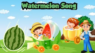 Watermelon SongFruit Salad SongKids RhymesKids SongsEnglish RhymesWatch and Learn [upl. by Ellitnahc570]