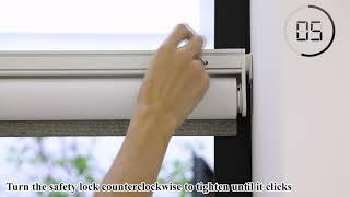 10s QUICK INSTALLATION Persilux No Drill roller blinds [upl. by Enriqueta273]