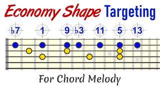 Economy Shape Targeting For Chord Melody  Many Other Uses [upl. by Kcirb]