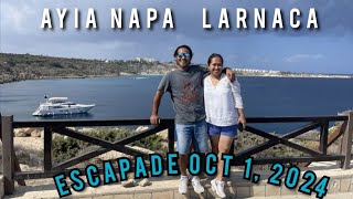 AYIA NAPA LARNACA  LOVE BRIDGE  SEA CAVE CAVO GRECO  SALT LAKE ESCAPADE CYPRUS EUROPE [upl. by Laidlaw]