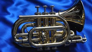 Review Manchester Brass Pocket Trumpet  Very Nice [upl. by Ahtrim]