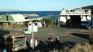 Time lapse  arrival of the Sealink ferry at Penneshaw HD [upl. by Dnama690]