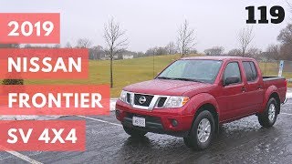 2019 Nissan Frontier SV Crew Cab SV V6 4x4  review walk around and test drive  100 rental cars [upl. by Corette]