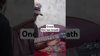 ONE LAST BREATH CREED  ACOUSTIC INTRO  shorts short shortvideo tiktok music fingerstyle [upl. by Komara833]