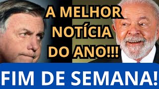 EM PLENO SÁBADO LULA RECEBE A MELHOR NOTÍCIA DO ANO EM MEIO AO CAOS BOLSONARISTA [upl. by Sommer]