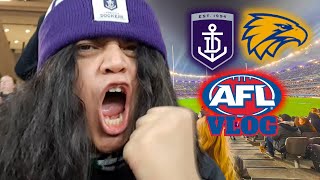 Derby Payback  AFL Vlog  Fremantle v West Coast  Round 20 2024 [upl. by Mickie]