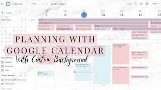 The ULTIMATE Google Calendar Planner System For EVERYTHING  TUTORIAL [upl. by Hutner]