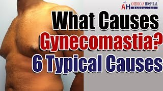 What Causes Gynecomastia 6 Gynecomastia Causes [upl. by Eintruok]