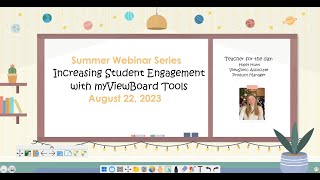 Increasing Student Engagement with myViewBoard Classroom [upl. by Towne]