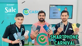 Refurbished smartphones at almost half price Cashify Smartphone Carnival [upl. by Felicle]