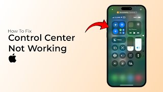 How to fix Control Center Not Working iPhone iOS 18 [upl. by Aicirtac440]