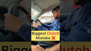 Biggest Clutch Mistake ❌ driving drive car automobile cardriving cars carlover learndriving [upl. by Bouldon825]