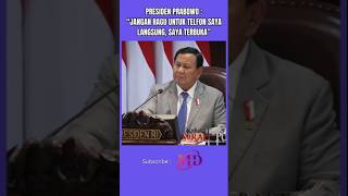 Arahan Presiden Prabowo Kepada Kabinet Merah Putih Sebelum Lawatan Kenegaraan prabowosubianto [upl. by Seessel]