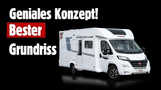 Bester Grundriss unter 7m  Pilote P696D Wohnmobil mit Hubbett [upl. by Brote]