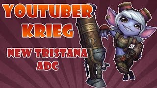 YOUTUBER KRIEG   NEW TRISTANA ADC  LUSOR VS MRMAIKAP [upl. by Babette598]