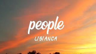 People  Libianca lyrics [upl. by Karon]